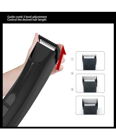Rechargeable Body Hair Clipper for Men | Ergonomic Trimmer & Nose Hair Removal | International Shipping Available - Buy Online on GoSupps.com