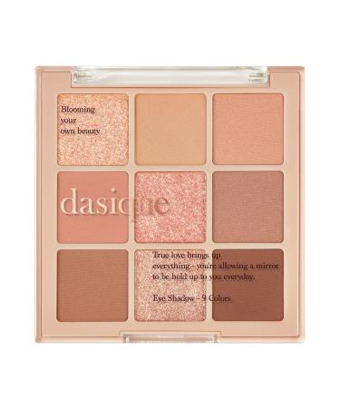 Dasique Shadow Palette 05 Sunset Muhly l Cruelty-Free l 9 Blendable Shades in Smooth Matte and Shimmer Finishes with Gorgeous Pearls