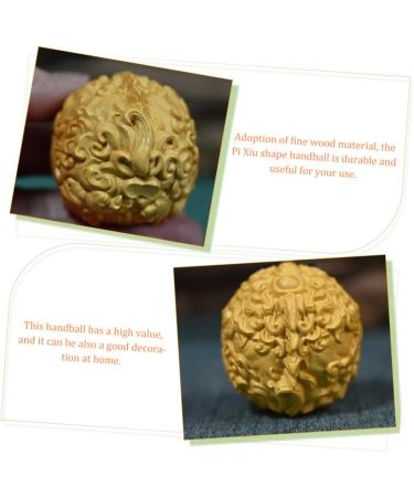 FOMIYES SORNATION Peach Wood Massage Roller Balls | Fitness Gym Tool for Deep Tissue Relief | Handy Massage Balls for Health & Wellness - Buy Online on GoSupps.com