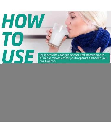 Mundwater | Fresh Breath & Healthy Gums | 237ml Natural Oil-Pulling Mouthwash with Tongue Scraper - Buy Online on GoSupps.com