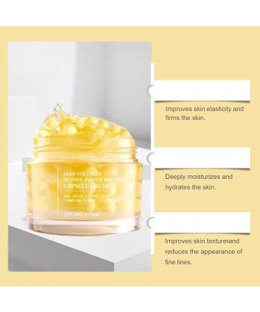  JIAOY Deep Collagen Retinol Power Boosting Capsule Cream Collagen Retinol Capsule Cream Intensive Hydration Improves Firmness & Elasticity Brightening & Soothing Skin Suitable for all skin types (1 - Buy Online on GoSupps.com