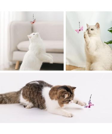 Shop Songway 10-Piece Butterfly Cat Toys - Interactive Replacement Pendants with Bells for Kittens & Cats - Buy Online on GoSupps.com