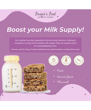 Bessie's Best Lactation Support Cookies - Soft PB Chocolate Chip - 36 Count - Buy Online on GoSupps.com