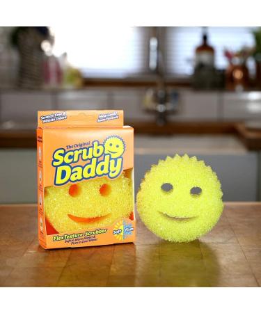 Scrub Daddy Original FlexTexture Scrubbing Sponge - Yellow - 1 Count - Buy Online on GoSupps.com