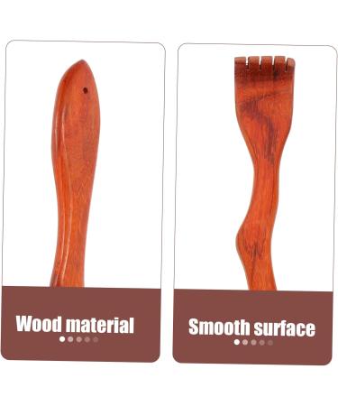 Fomiyes 5-Set Back Scratching Tools - Massage Device for Men - Wenge & Red Pear Perfect for Relaxation & Relief - Buy Online on GoSupps.com