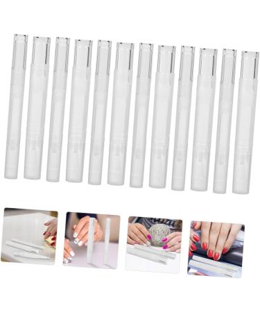 Healeved 12pi ces Stylos Huile Pour Cuticules Vides Tubes De Gloss Pour Ongles Flacons Rechargeables Transparents - Buy Online on GoSupps.com