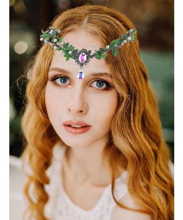 CAKURE Fairy Crown Elf Headpiece - Woodland Tiara for Wedding & Cosplay - Buy Online on GoSupps.com