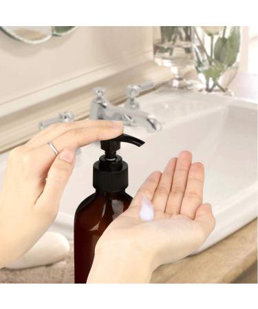 JamHooDirect 2Pcs 500ml/17oz Empty Plastic Pump Bottles Refillable Lotion Shampoo Body Washing Cream Shower Gel Storage Holder Container Toiletries Liquid Dispenser (Brown and Green) - Buy Online on GoSupps.com