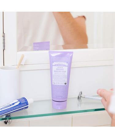 Dr. Bronner's Organic Lavender Shaving Gel - Single Pack - Buy Online on GoSupps.com
