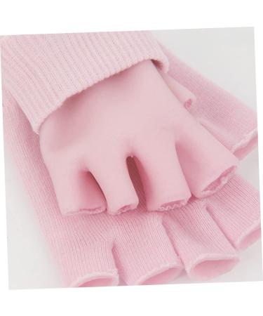 Healeved Feet Heel Socks Gelt Hand Muffs Cracked Heels Moisturizing Socks Round Playing Mat Spa Gloves Dry Heels Socks Gel Gloves and Socks Men and Women Casual Socks Absorb Sweat Pink - Buy Online on GoSupps.com