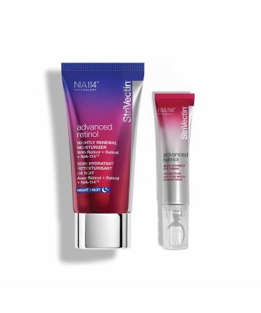 StriVectin Advanced Retinol Discovery Kit with Retinol Night Moisturizer 1 oz & Multi Correct Eye Cream 0.5 oz 2 Piece Kit for Wrinkles and Fine Lines