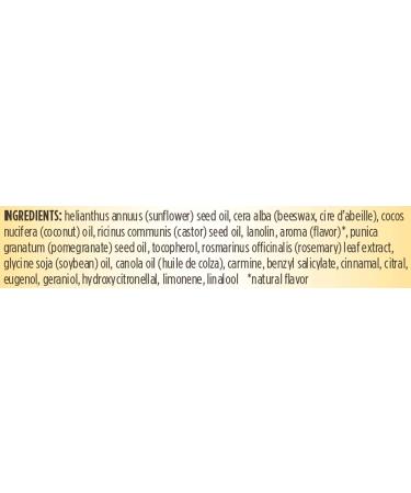 Burt's Bees Lip Balm Moisturizing Lip Care for All Day Hydration 100% Natural Pomegranate with Beeswax & Fruit Extracts (4 Pack) 0.15 Ounce (Pack of 4) - Buy Online on GoSupps.com