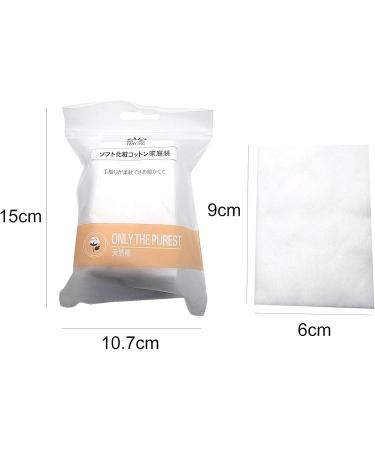 90Pcs/Bag Breakpoint Design Cotton Pad High Water Absorption Non Woven Fabric Disposable Facial Cleanser Pad Skin-Friendly Multi-Use As Makeup Remover & Cleansing Towelettes For Daily Use - Buy Online on GoSupps.com
