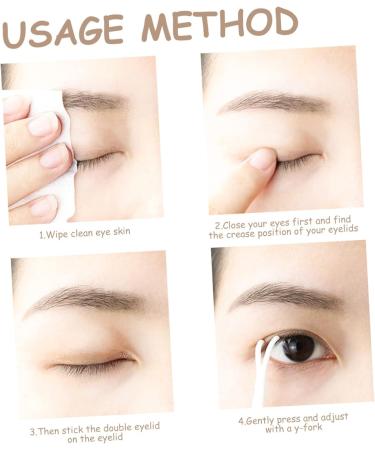 Beavorty Eye Sticker Double Sided Tape 3 Rolls Mesh Double Eyelid Sticker for Eyeshadow Invisible Eyelid Strips Eyelid Sticker - Buy Online on GoSupps.com