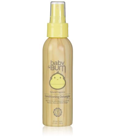 Baby Bum Baby Bum Conditioning Detangler Spray - Leave-in Conditioner Natural Fragrance - Gentle & Safe With Soothing Coconut Oil - 4 Fl Ounce 4 Fluid Ounce (Pack Of 6)