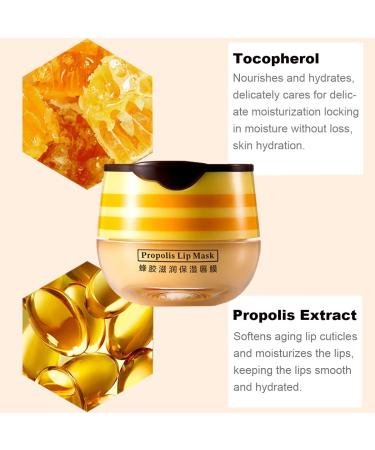 Honey Pot Bee Balm Lip Balm Set - Hydrating & Exfoliating Lip Care for Dry, Cracked Lips - Lip Scrub and Sleep Mask - Reduces Lip Lines - 4 Pack - Buy Online on GoSupps.com