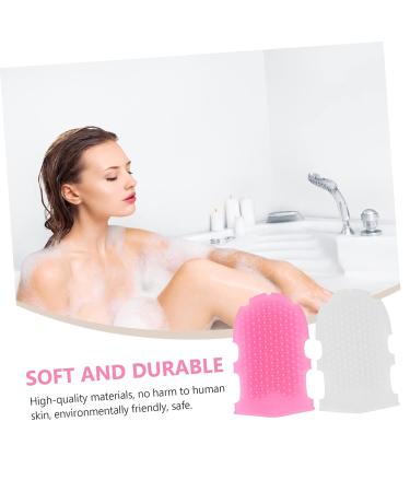 2-Piece Silicone Body Massage Brush Set for Exfoliation and Scrubbing - Buy Online on GoSupps.com