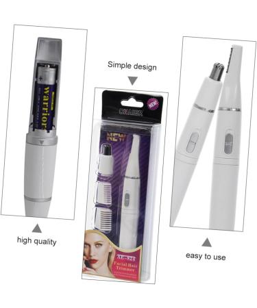 FOMIYES Rotary Shaver Electric Eyebrow Trimmer Nose Trimmer No Battery Facial Scrub For Women - Buy Online on GoSupps.com