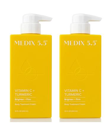 Medix 5.5 Vitamin C + Turmeric - Firming + Brightening Cream - 15 Fl Oz. - Pack of 2
