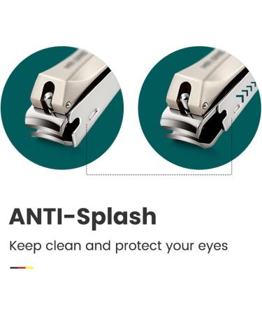 QXSJEDYCH Nail Clippers Nail Clippers Stainless Steel Anti Splash Fingernail Cutter Manicure Tools Bionics Design Nail Trimmer Pedicure Scissor Nails - Buy Online on GoSupps.com