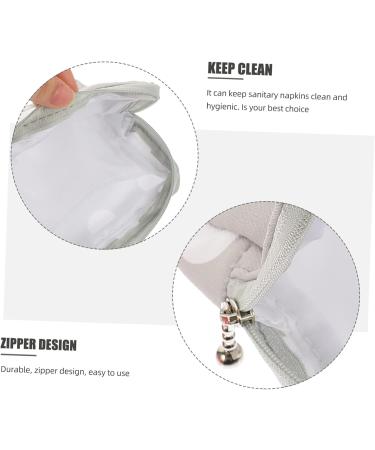 Adocarn Reusable Menstruation Pads Wallet - 4 Eco-Friendly Cotton Holders for Outdoor Trips - Delightful Green & Mint Care - Buy Online on GoSupps.com