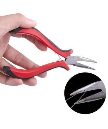 Duufin Hair Extension Microring Set - 500 Microrings Pliers Needles Clips & Comb - Perfect for Blonde Hair Extensions - Buy Online on GoSupps.com