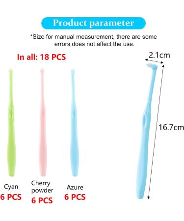 18 Pieces Tuft Toothbrush Inserts - Soft Trim Small Bush Brushes for Orthodontic Care & Detailed Cleaning - Buy Online on GoSupps.com