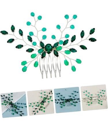 Beaupretty Hair Style Tools Water headpiece for bride wedding headpiece bride headpieces for wedding green rhinestones bridal headpiece rhinestone headpieces for women drill bit Miss Drill - Buy Online on GoSupps.com