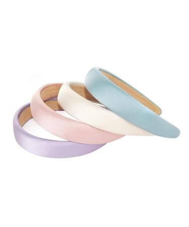 Shop AXY Light Purple Metallic Look Headband - Fabric Padded Hair Accessory for Women - Buy Online on GoSupps.com