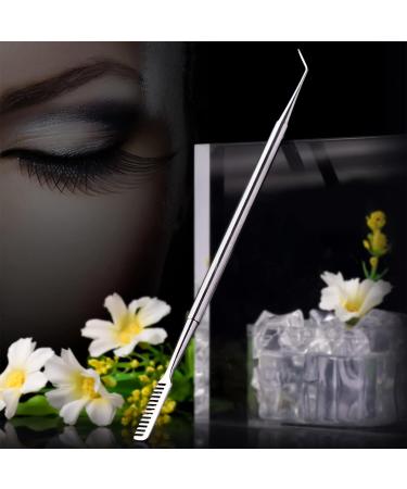 FVION 2pcs Lash Lift Tool Kit - Eyelash Separator Comb Set for Perming, Extension & Tinting - Beauty Salon Lash Lift Shields - Silver 2.0 - Buy Online on GoSupps.com