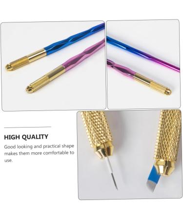 MAGICLULU 2pcs Colorful Embroidery Pen Eyebrow Pen Tattoos Mist Pen Embroidered Tattoos Tool Pen - Buy Online on GoSupps.com