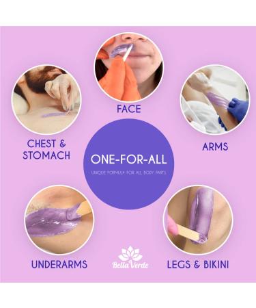 Bella Verde Wax Beans 1.76lbs - Made in Italy - Jasmine Hard Wax Beads for Body & Face - Ideal for Women & Men - Buy Online on GoSupps.com