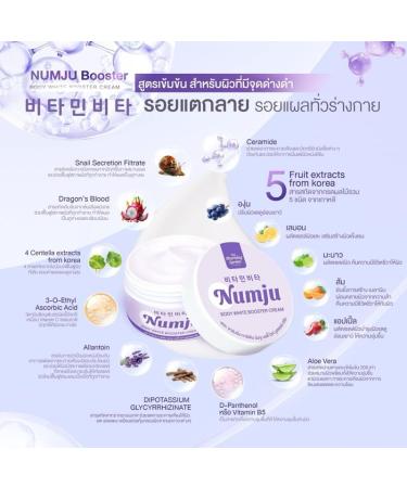 Numju Body Booster Cream 3.52 Oz - Revitalize Your Skin | International Shipping Available - Buy Online on GoSupps.com