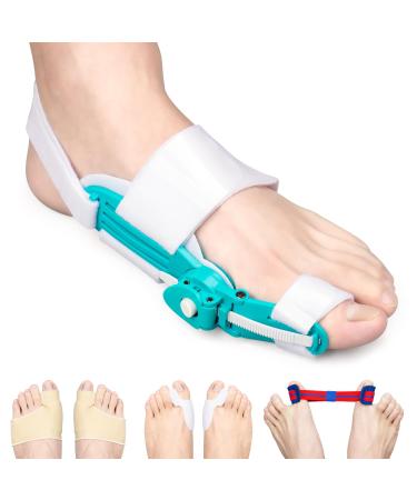Moicainy hallux valgus correction toe toe spreader hallux valgus include 1 piece hallux valgus rail 2 hallux valgus bandage 2 toe spreader silicone and 1 toe training band - Buy Online on GoSupps.com