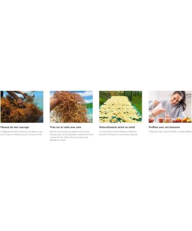 Irish Sea Moss - 100% natural superfood - Golden Sea Moss - sun-dried - bulk to prepare your drink - Buy Online on GoSupps.com