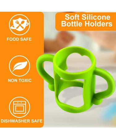 4Pcs Dr Brown Narrow Baby Bottle Handles - BPA-Free Silicone Bottle Holder for Easy Grip - Buy Online on GoSupps.com