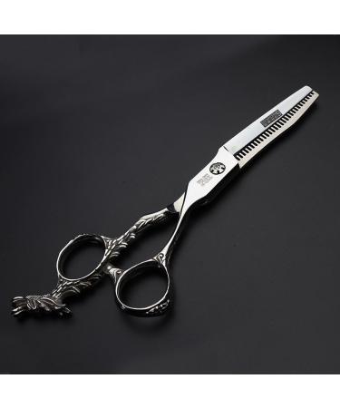 Professional 6-Inch Styling Scissors - Japanese Hairdresser Scissors with Chinese Dragon Design | 2-Piece Set for Hair Salons & DIY Haircuts - Buy Online on GoSupps.com
