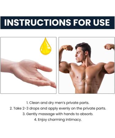 Men's Full Body Massage Oil - Enhance Endurance & Vitality | 2-Piece Body Care Set - International Shipping - Buy Online on GoSupps.com