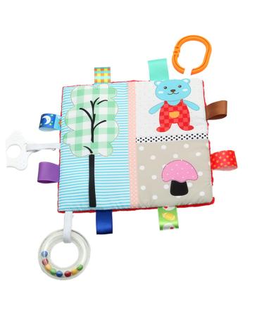Soft Fabric Combined Toys for Newborns & Toddlers | Portable Crackling Baby Toys & Books - Buy Online on GoSupps.com