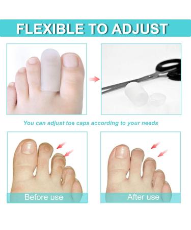 10 Pairs Silicone Toe Protectors - Soft Cushioned Toe Covers for Friction Relief | Anti-Friction Guards in Different Sizes - Buy Online on GoSupps.com