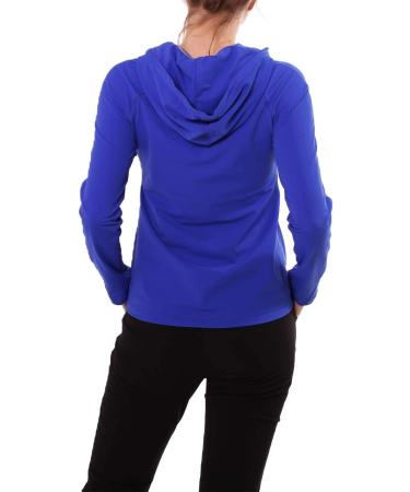 Shop Women's & Girls' Cobalt Blue Tennis Padel & Fitness Jacket - Breathable Hooded XXL with RV Bag - Buy Online on GoSupps.com