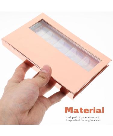 Buy Minkissy 3pcs Eyelash Storage Box - Empty Rose Gold Portable Organizer for False Lashes - Stylish & Functional Case for Women & Girls - Buy Online on GoSupps.com