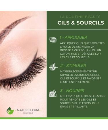 CASTOR OIL 100% ORGANIC NATUROLEUM cold pressed Pure and Natural - Extra Virgin - Nourishing care for Hair Eyelashes Nails Skin beard (200 ml) - Buy Online on GoSupps.com