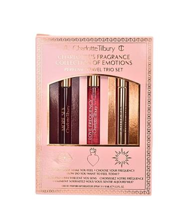 CHARLOTTE TILBURY Charlotte's Fragrance Collection of Emotions - Perfume Travel Trio Set - More Sex - Love Frequency - Joyphoria