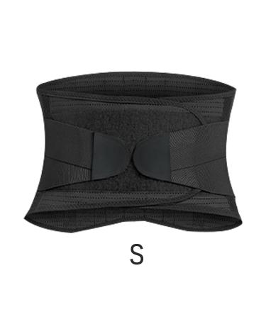 Siopob Back Brace | Anti-Skid Lumbar Support - Lower Back Brace With Adjustable Support Straps Anti-Skid Sweat- Band Com-fortable Gym Accessories Black Size S - Buy Online on GoSupps.com