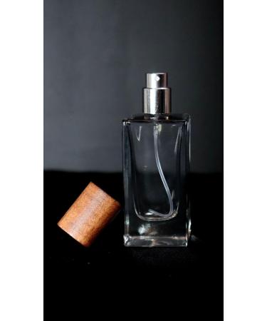 Z nitude Glassworks Empty Glass Perfume Spray Bottle Atomiser Wooden Cap (50ml) 50 ml - Buy Online on GoSupps.com