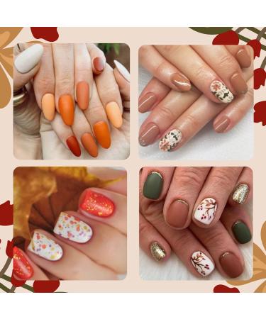 Clou Beaute Cozy Campfire Collection Gel Nail Polish Kit - 18 Fall Winter Colors | Orange Yellow Green Soak Off Polish Set with Lamp Base and Top Coat | 8ml Manicure Gift for Women - S22-07 - Buy Online on GoSupps.com