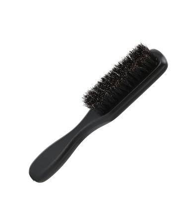Beard Care Brush | Wooden Handle Beard Brush for Men | Black Bristles Hair Comb - Buy Online on GoSupps.com