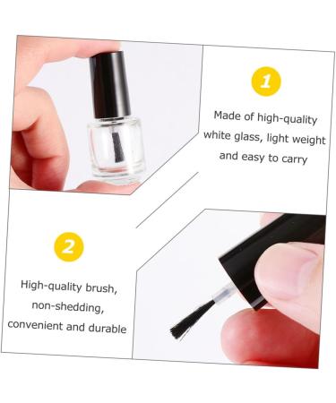 Mipcase Lot de 25 Flacons de Vernis Ongles Vides en Verre 5Ml Bouchon Aluminium lectrolytique et Pinceau Int gr Mini Format Portable pour Nail Art et Remplissage Pr cis - Buy Online on GoSupps.com