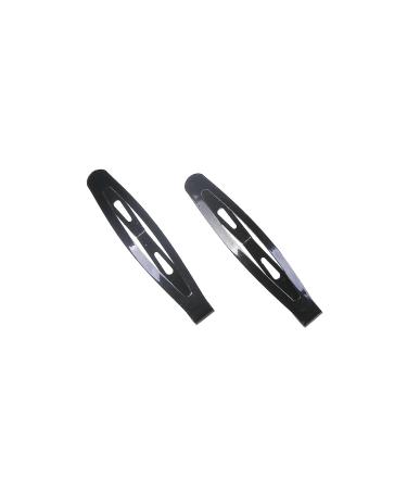 Minihope 24 Pcs Classic Oval Metal Contour Hair Clips | No Slip Snap Barrettes for Girls & Women (6 Colors) - 1.8 Inch - Buy Online on GoSupps.com